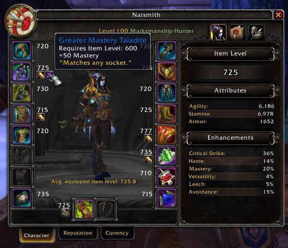 Kibs Item Level